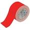 Brady Floor Marking Tape, Polyester, Solid, Red, 3 in W., 8 mil Thickness 104343 - alternate 1