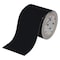 Brady Floor Marking Tape, Polyester, No Legend, Black, 4 in W., 8 mil Thickness 104370 - alternate 1