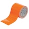 Brady Floor Marking Tape, Polyester, Solid, Orange, 4 in W., 8 mil Thickness 104376 - alternate 3
