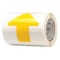 Brady Floor Marking Tape, Polyester, No Legend, Yellow, 2 in W., 8 mil Thickness, 52 PK 104529 - alternate 1