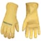 Youngstown Glove Co Leather Gloves, Goatskin, Safety Cuff, Wing Thumb, Tan, M, 1 PR 11-3245-60-M - alternate 1