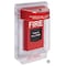 Safety Technology International Pull Station Cover with Horn, Polycarbonate, Wall Mount, Red/Clear, 3 3/16 in Depth, 6 13/16 in Wide STI-1100 - alternate 1