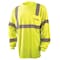 Occunomix Long Sleeve Yellow Shirt, Blk Ceva Logo, M LUX-LSETP3B-YM-CEVA_06 - alternate 1