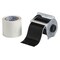 Brady Continuous Label Roll, Polyester, Solid, Black, Clear, 4 in W., 2 mil Thickness 142160 - alternate 1
