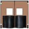 Chase Swinging Door, 8 x 8 ft, Medium Brown, PR 9696XDMBR - alternate 1