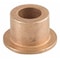 Bunting Bearings Flanged Sleeve Bearing, Bronze, 7/16 in Bore Dia, 9/16 in OD, 1/2 in L, 700 Degrees F Max Temp, 3 PK DPEF070908 - alternate 1