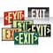 Zoro Select Exit Sign, Plastic, 15-3/8" W, 8-3/4" H, Exit (Double Arrows), White GRAN4734 - alternate 2