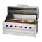 Crown Verity 6-Burner Gas Natural Gas 99000 BtuH Built-In Grill BI-48 NG - alternate 2