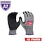 Milwaukee Tool Cut Protection Dipped Gloves, Cut Level A7 , Dipped , Nitrile , Sandy Nitrile , M 12 PK 48-73-7011B - alternate 1