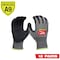 Milwaukee Tool Cut Protection Dipped Gloves, Cut Level A9 , Dipped , Nitrile , Sandy Nitrile , S 12 PK 48-73-7030B - alternate 1