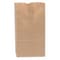 Zoro Select Grocery Bag Flat Bottom 4 lb Brown, Pk500 18404 - alternate 1