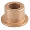 Bunting Bearings Flanged Sleeve Bearing, Bronze, 1/4 in Bore Dia, 3/8 in OD, 1/2 in L, 220 Degrees F Max Temp, 3 PK EF040608 - alternate 1