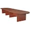 Regency Race Track Conference Table, 52" X 16' X 29",  LCTRT19252CH - alternate 1
