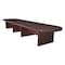 Regency Race Track Conference Table, 52" X 16' X 29",  LCTRT19252MH - alternate 1