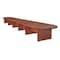 Regency Race Track Conference Table, 52" X 24' X 29",  LCTRT28852CH - alternate 1