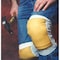 Impacto Knee Pads, Non-marring, VEP Viscolas(R) Pad, Leather Cap, pull On Closure, 0 Straps, White/Gold 801-20 - alternate 2