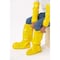Polyco Disposable Boot Covers, Polyolefin, Yellow, Slip Resistant Sole: Yes , Regular 49355 - alternate 2