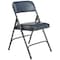 National Public Seating Folding Chair, Vinyl, Blue, PK4 1204 - alternate 1
