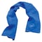 Ergodyne Evaporative Cooling Towel, PVA, Long Lasting Cooling Relief, 29.5 in L x 13 in W, Blue 6602 - alternate 1