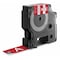 Dymo Label Tape Cartridge, White/Red, Labels/Roll: Continuous 1805422 - alternate 2