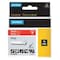 Dymo Label Tape Cartridge, White/Red, Labels/Roll: Continuous 1805422 - alternate 1
