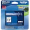 Brother Adhesive TZ Tape (R) Cartridge 0.47"x26-1/5ft., White/Clear TZE135G - alternate 1