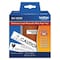 Brother Removable Label, Black/White, Labels/Roll: Continuous DK4205 - alternate 1