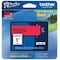 Brother Label/Ribbon Cartridge, Red, Gloss, 1 in W TZE451G - alternate 1
