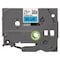 Brother Label/Ribbon Cartridge, Blue, Gloss, 3/4 in W TZE541G - alternate 2