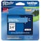 Brother Adhesive TZ Tape (R) Cartridge 0.70"x26-1/5ft., White/Blue TZE545G - alternate 1