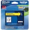 Brother Label/Ribbon Cartridge, Yellow, 1/2 in W TZE631G - alternate 1