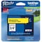 Brother Label/Ribbon Cartridge, Yellow, 3/4 in W TZE641G - alternate 1