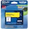 Brother Label/Ribbon Cartridge, Yellow, Gloss, 1 in W TZE651G - alternate 1