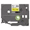 Brother Label/Ribbon Cartridge, Yellow, 1-1/2 in W TZE661G - alternate 2
