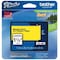 Brother Label/Ribbon Cartridge, Yellow, 1-1/2 in W TZE661G - alternate 1