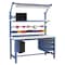 Benchpro Bolted Workbenches, Laminate, 48" W, 30" to 36" Height, 6600 lb., Straight KF3048+LP - alternate 2