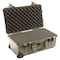 Pelican Olive Drab Green Protective Case, 22"L x 13.81"W x 9"D 1510 - alternate 1
