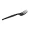 Dixie Disposable Fork, Black, Medium Weight, PK1000 FM517 - alternate 1