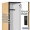 Salsbury Industries Wardrobe Locker, 36" W, 18" D, 76" H, (3) Wide, (6) Openings, Maple 32368MAP - alternate 4