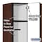 Salsbury Industries Wardrobe Locker, 36" W, 18" D, 76" H, (3) Wide, (3) Openings, Mahogany 31368MAH - alternate 3