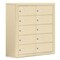 Salsbury Industries Cell Phone Locker, 30 1/2 in W, 9 1/4 in D, 31 in H, (2) Wide, (5) Tier, Sand 19058-10SSK - alternate 1