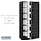 Salsbury Industries Box Locker, 36" W, 18" D, 76" H, (3) Wide, (18) Openings, Black 36368BLK - alternate 2