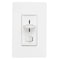 Lutron Lighting Dimmer, Slide, 1000W, Decora, White CT-103P-WH - alternate 1
