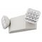 Lithonia Lighting LED Emergency Light, Dual Lamp Head, Damp Location, UL Listed, White Housing EU2C LED - alternate 2