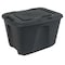 Homz Stack & Nest Storage Tote W/ Lid, 18 gal, 23-1/2 in L x 17-1/2 in W x 15-1/2 in H, Gray 6518GRMC.08 - alternate 1