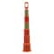 Zoro Select Trim Line Channelizer, HDPE, Diamond, 49 in Height, 8 Length, 4 lb, Orange 03-750-6FP - alternate 1