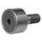 Smith Bearing Double Sealed Cam Follower, Flat Stud, Alloy Steel, 1/2 in Dia, 3/8 in Wd CR-1/2-XB - alternate 1