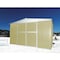 Zoro Select 492 cu ft Steel Outdoor Storage Shed, Beige 13X112 - alternate 4
