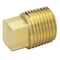 Parker Brass Square Head Plug, MNPT, 1/8" Pipe Size VS211P-2 - alternate 2