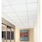 Armstrong Fine Fissured Ceiling Tile, 24 in W x 24 in L, Angled Tegular, 15/16 in Grid Size, 12 PK 1820A - alternate 2